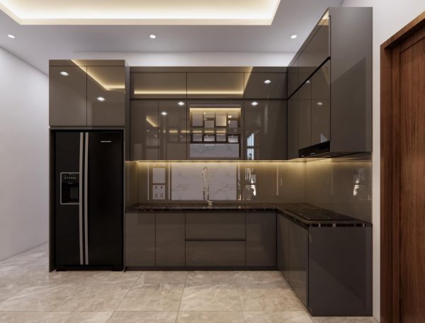 Tủ bếp Nhựa Picomat Cánh Acrylic CN45